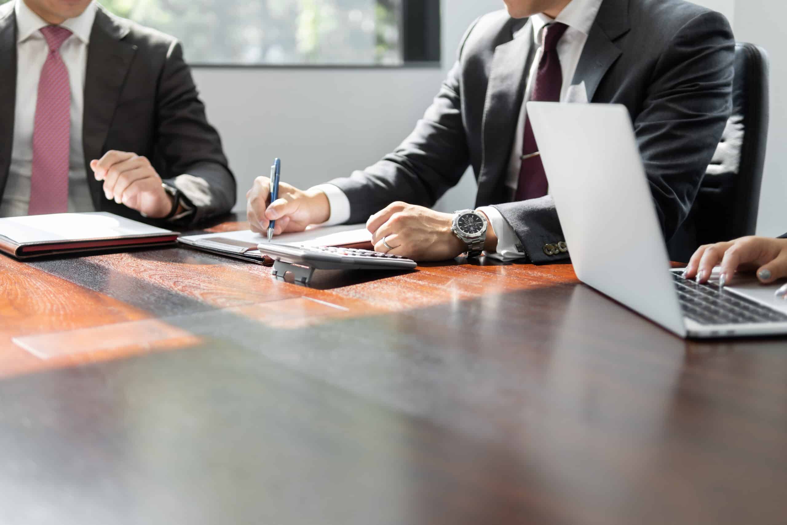 businessmen in meeting